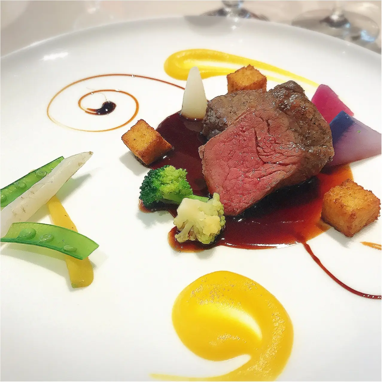 《銀座でフレンチ♡》レ ロジェ エギュスキロールで贅沢フォアグラランチ(*´꒳`*)_5