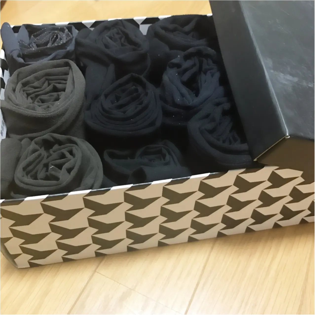 MORE12月号を参考に【タイツの整理】をしてみました♡_5