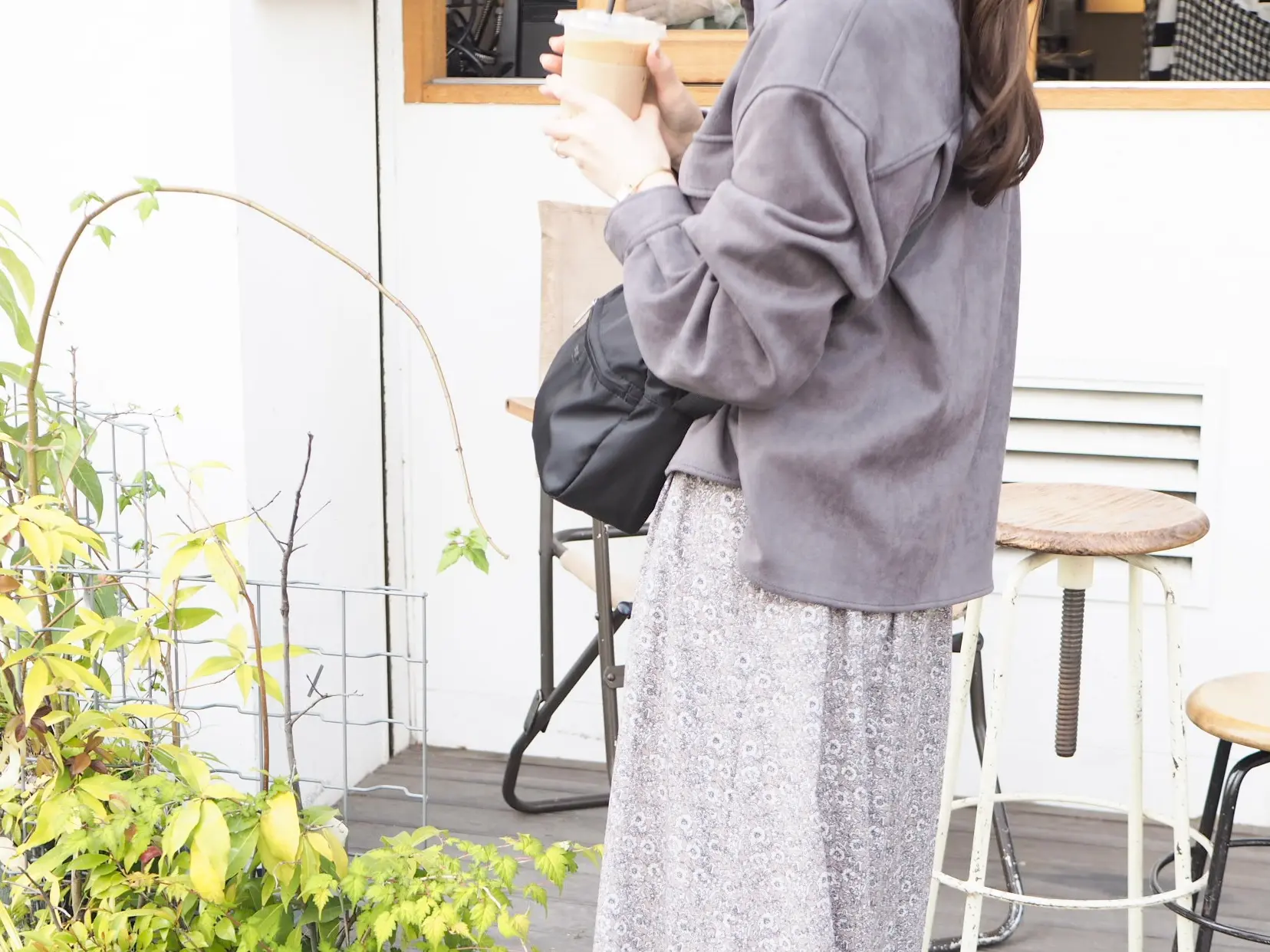 【しまむら】春アウターが驚きの¥1790!!今の時期にぴったりな高見えスエードジャケット♡⋈_5