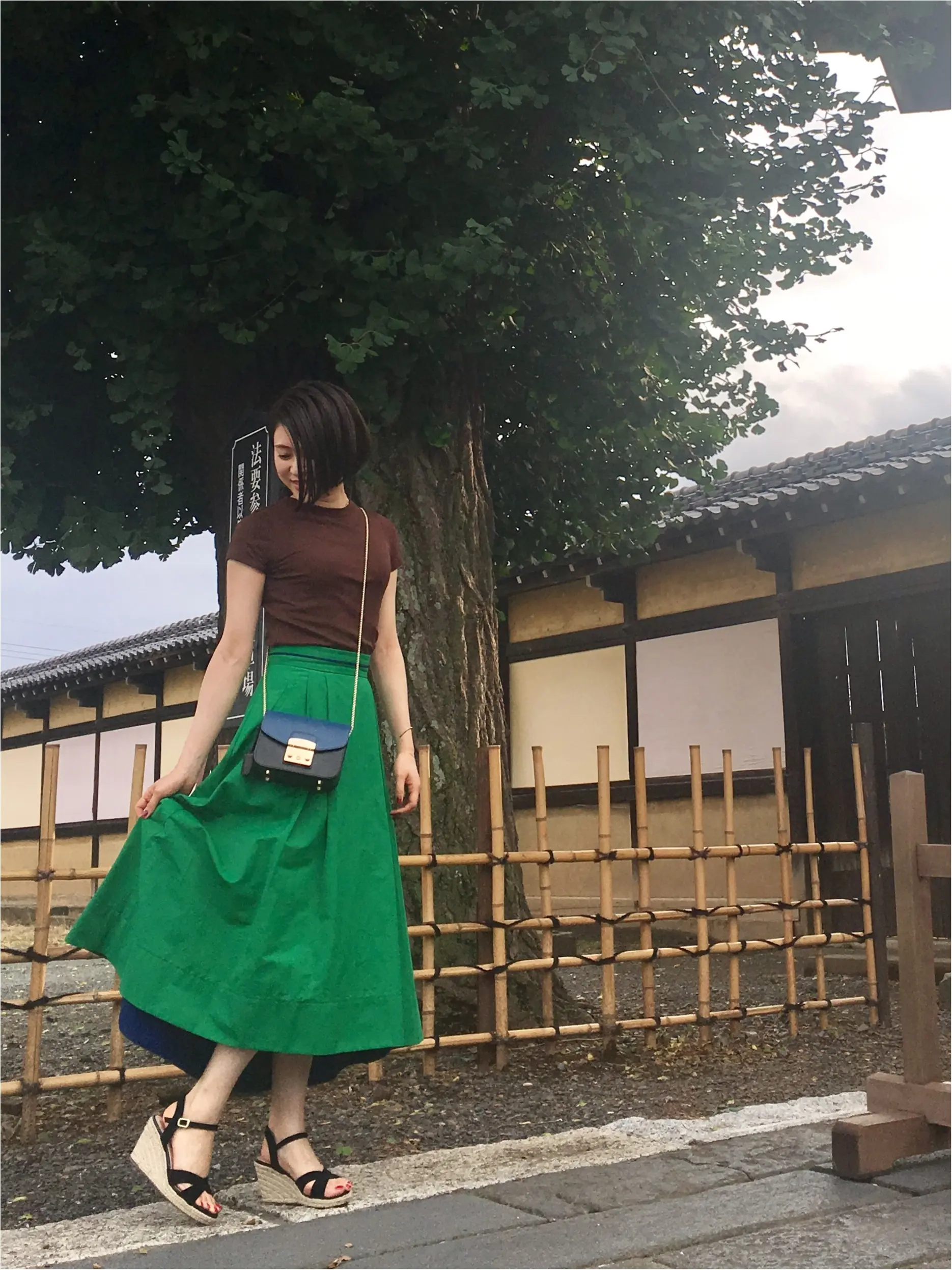 Coordinate...女性らしいふんわりスカートはTシャツで程よくカジュアルに☆_2