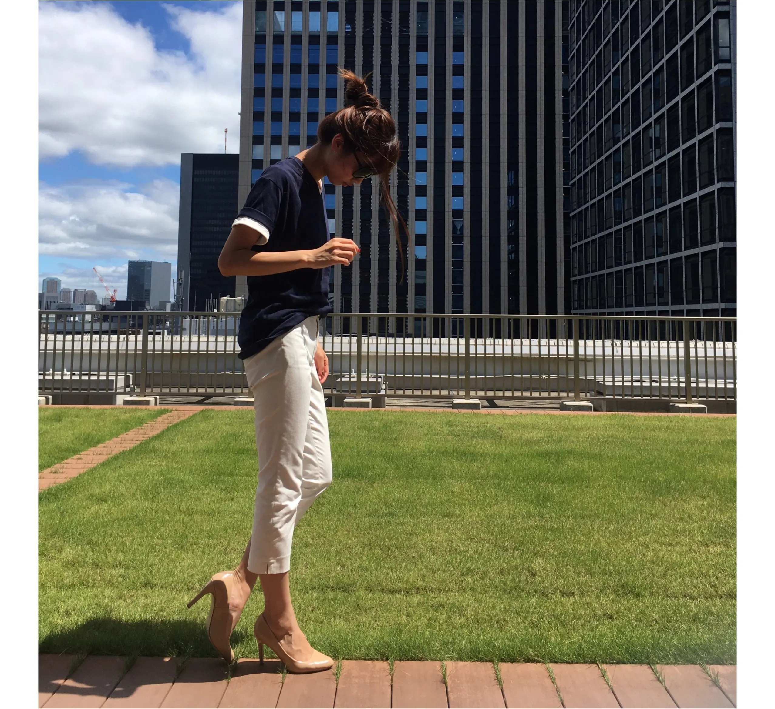 ▶▶去年買った≪UNIQLOのパックT≫を今年は重ね着してアレンジしちゃお♪~重ね着クルクルコーデ~_5