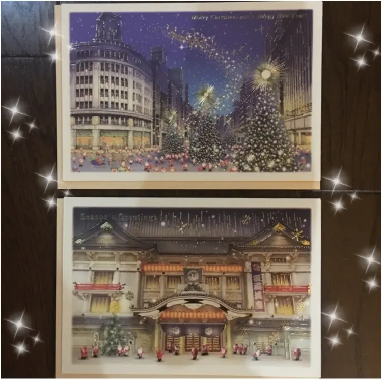 【クリスマスカード】サンタさんが東京観光?!プレゼントに添えたら喜ばれる!キュートなサンタさんがいっぱいのクリスマスカード♡♡_3
