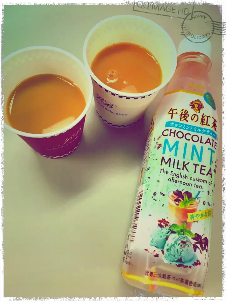 昨日のマツコの知らない世界はチョコミント特集!【午後の紅茶のチョコミントミルクティー】もう飲んだ?_4