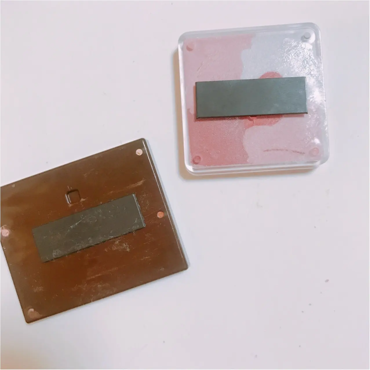 【DIY】お泊まりデートに、旅行に♡100均&無印良品で作るオリジナルメイクパレット♪_5