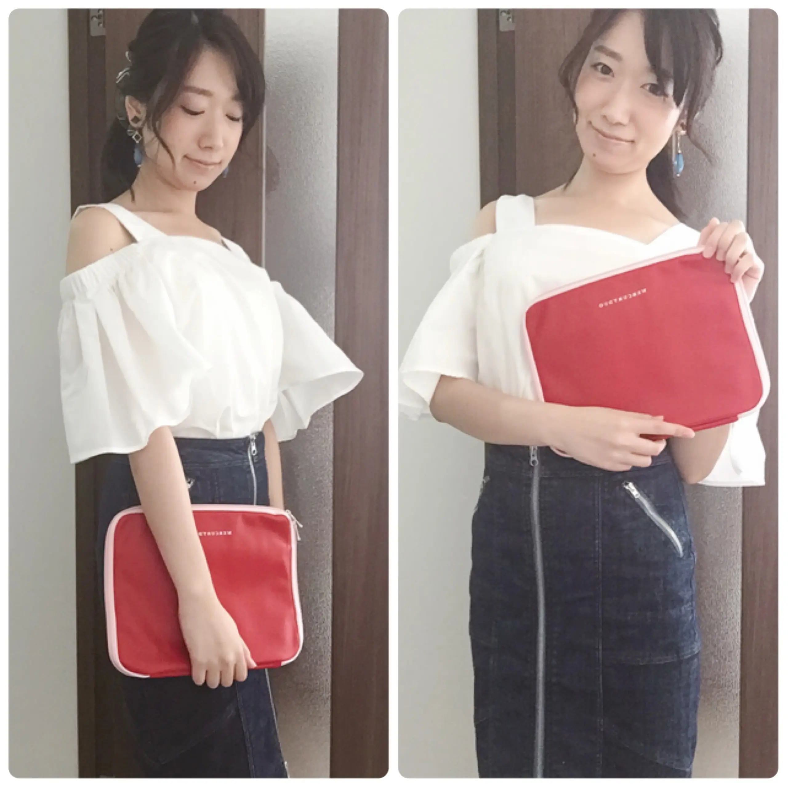 【MORE10月号付録をお試し♡】<MERCURYDUOのBIGクラッチケース>使用感とコーディネートをレポート♪_9