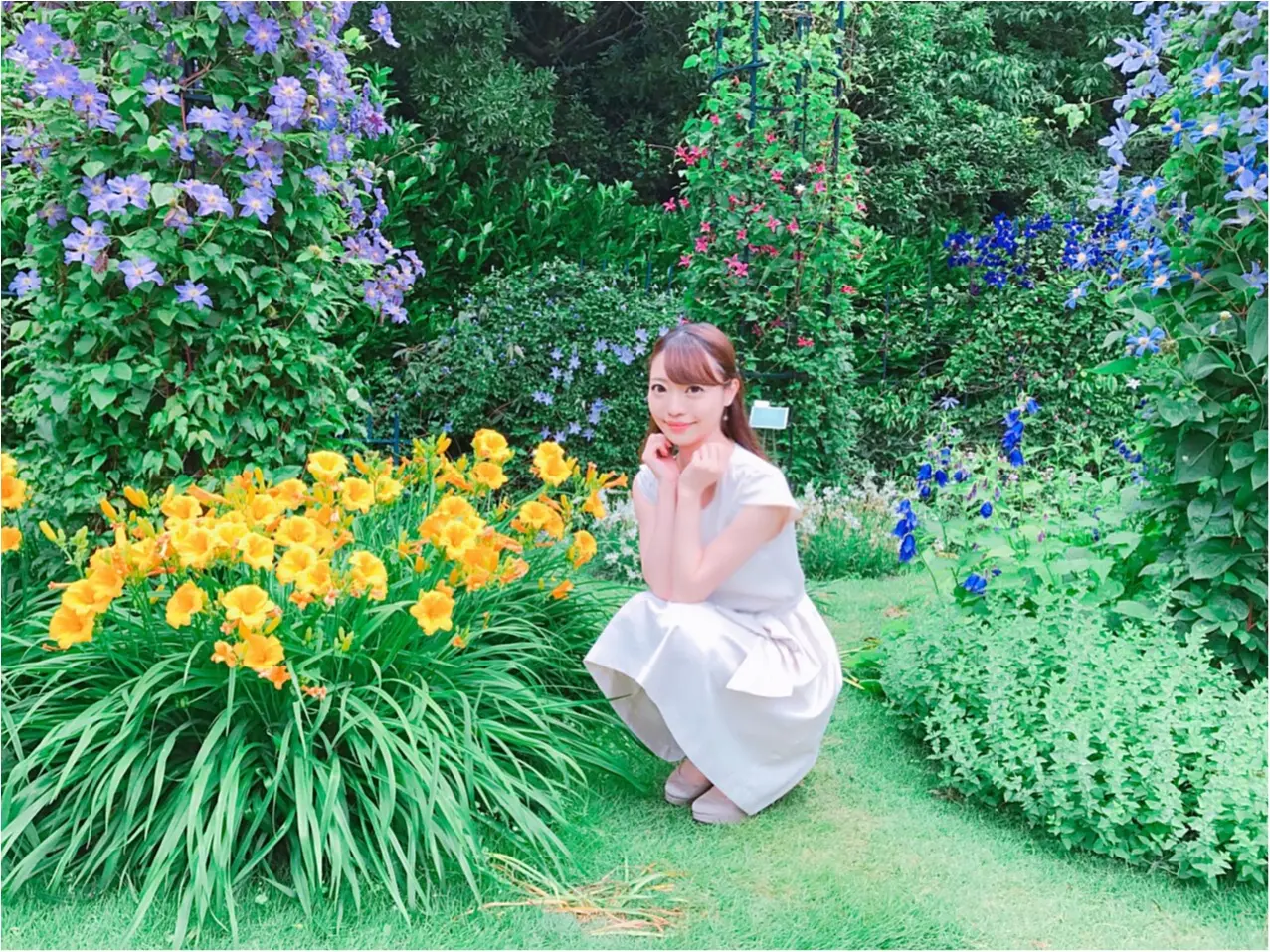 女の子の憧れ♡バラ園で素敵なひと時を、、(*^ω^*)_14