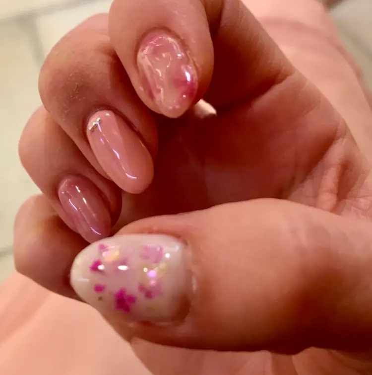春 お花ネイル♡_2