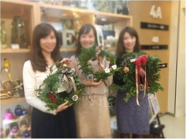 【DIY女子会❤︎】東急ハンズのワークショップでクリスマスリースの手作り体験!_2