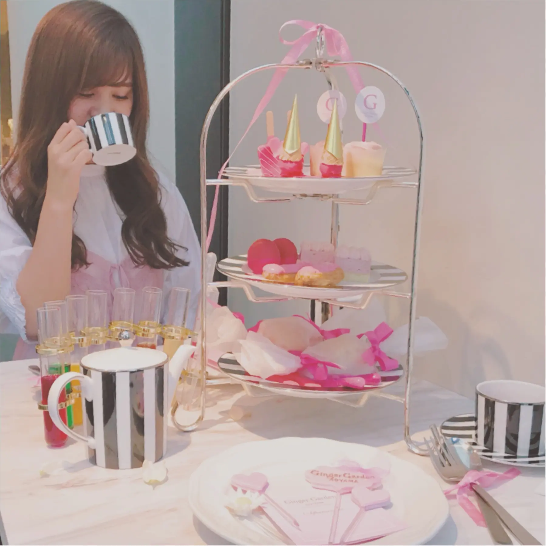Ginger Garden AOYAMA の可愛すぎる!アフタヌーンティー♡_9