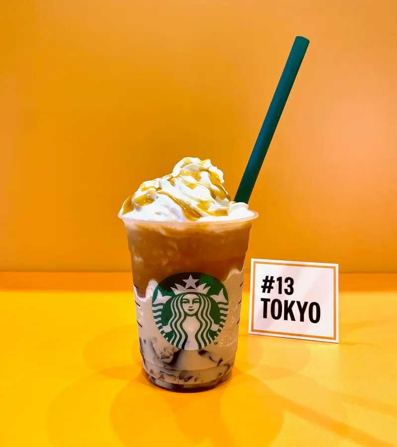 【スタバ新作】「47JIMOTO」東京都限定フラペチーノ「東京 オリジン コーヒー ジェリー キャラメル フラペチーノ」