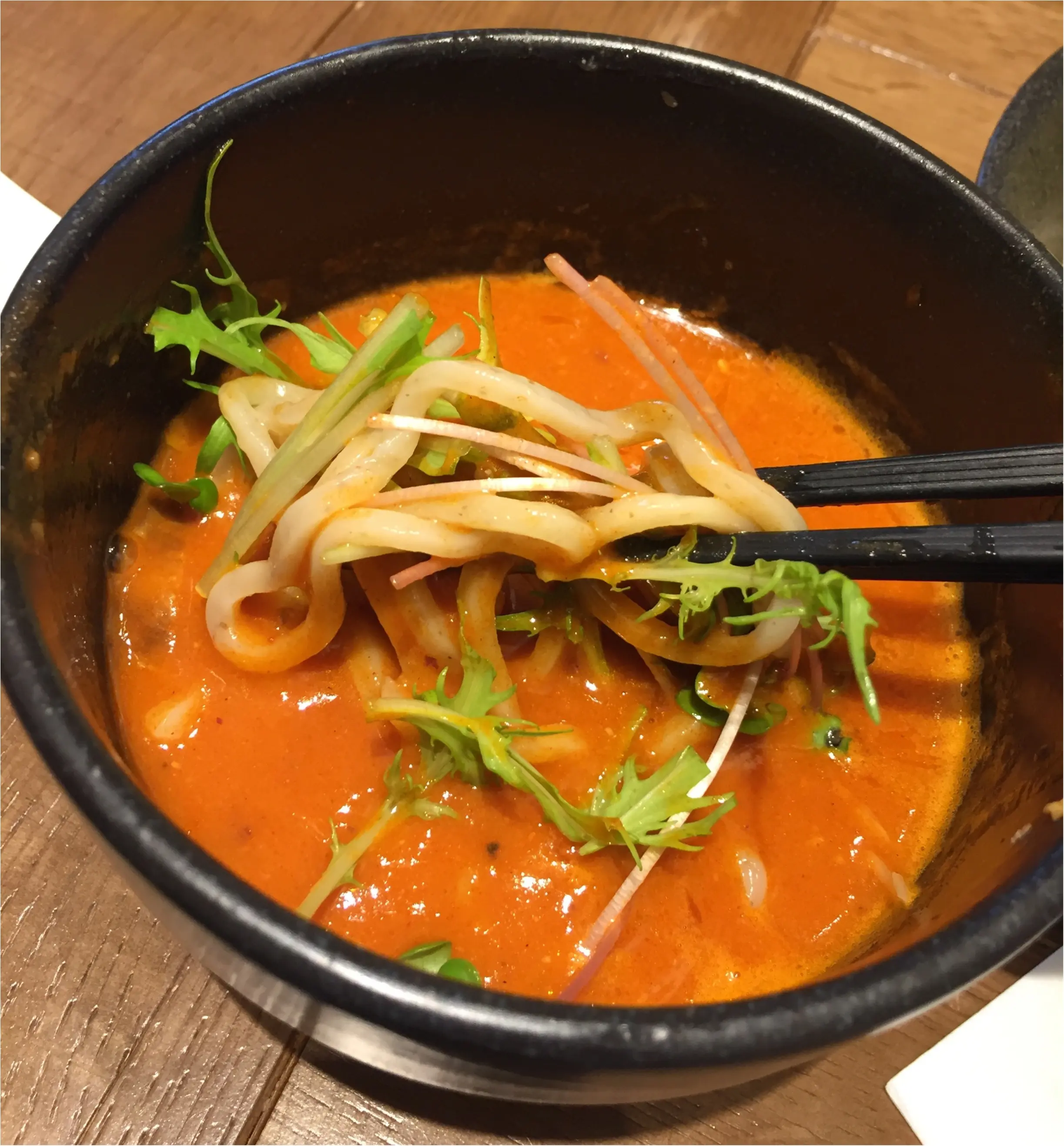 まるでビスクなヘルシー海老つけ麺✨海老鶏麺蔵が堺筋本町にOpen✨_6