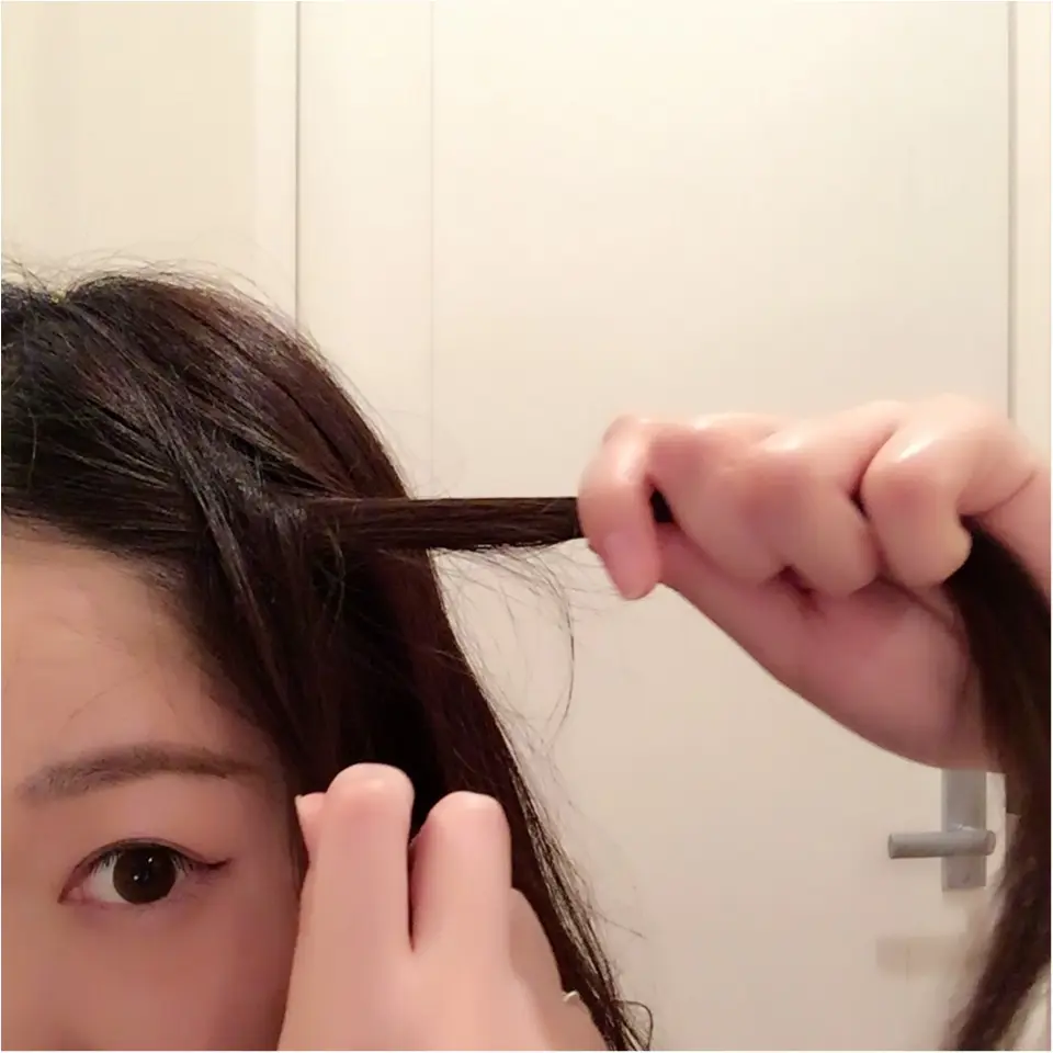 ぶきっちょの私にも出来た!ねじるだけの前髪アレンジ♡≪samenyan≫_5