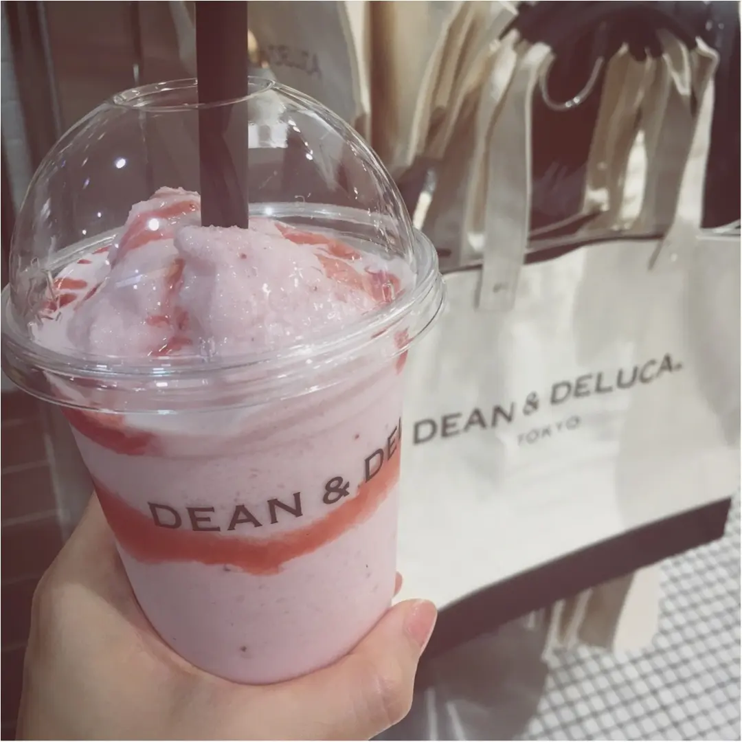 夏の定番!見た目もかわいい❤︎《ピンクドリンク》【DEAN&DELUCA】のストロベリーフラッペがおいしい☝︎❤️_1
