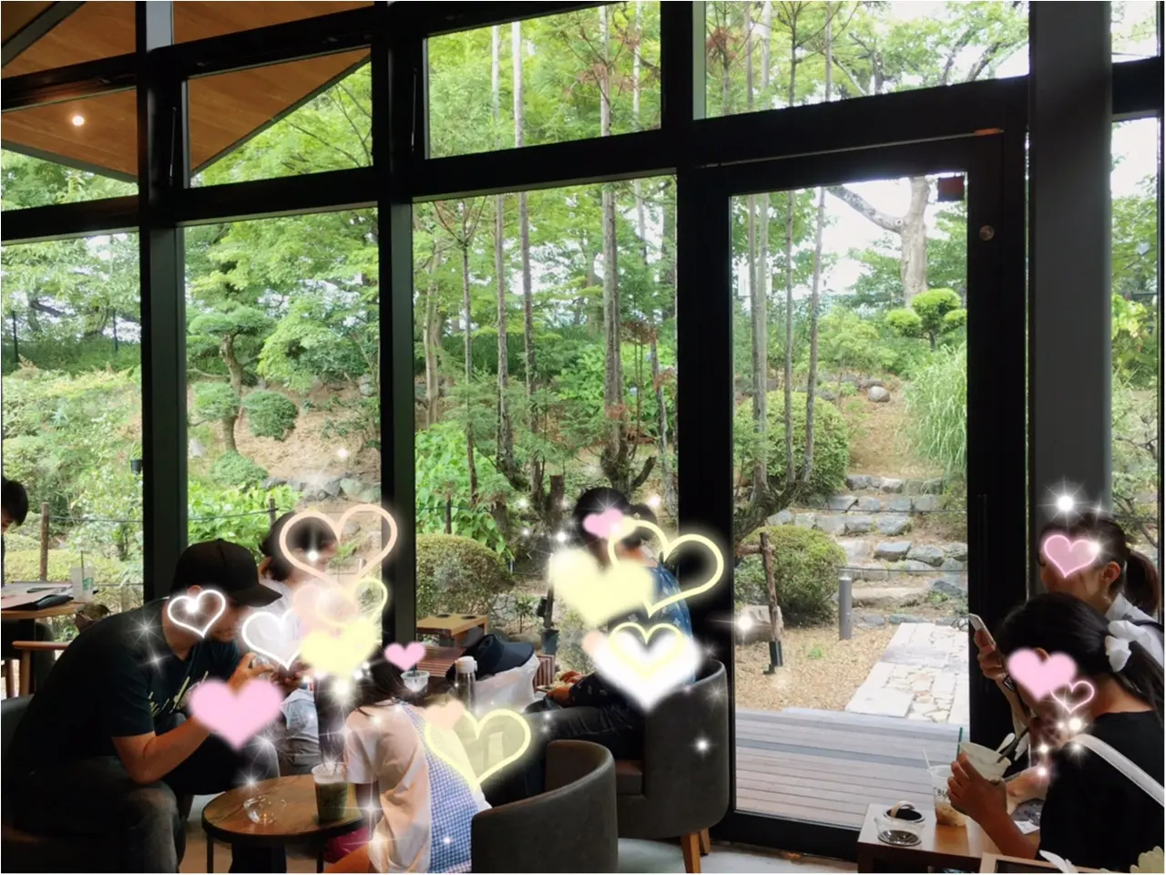 本当は教えたくない♡京都なのに空いてて、日本庭園で飲める!穴場の【スタバ】があるんです(*°○°*)_5