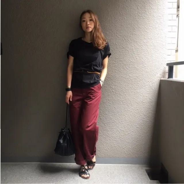 『ヘインズ』と『ユニクロ』の黒Tを着回し!_3