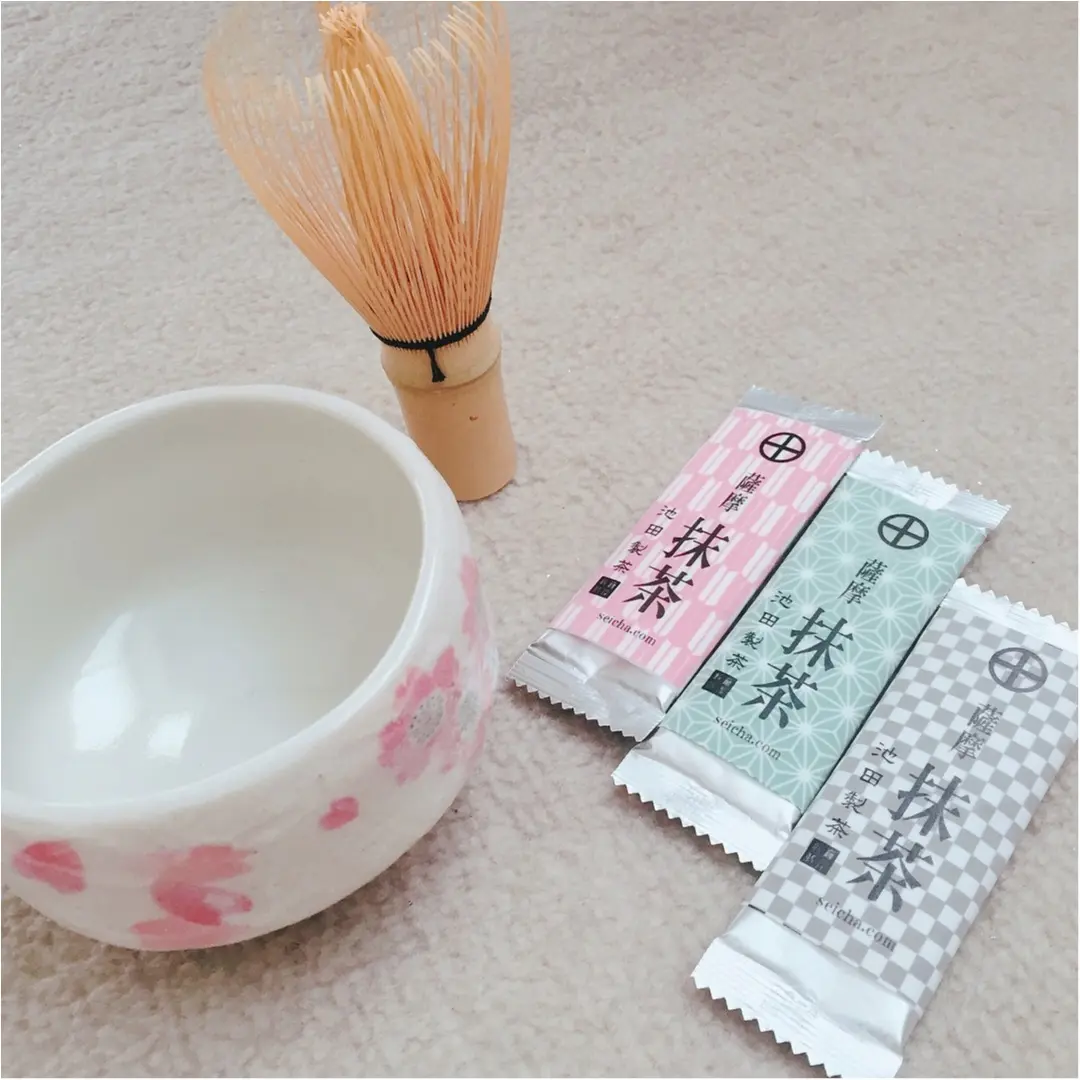 【お家でティータイム】お茶の産地「鹿児島」のお抹茶♡_1