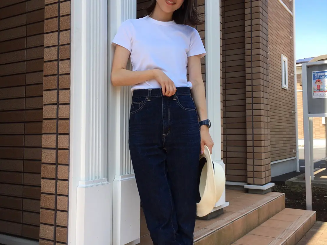 《プチプラコーデ》白T×デニムが好きなんです♡_1