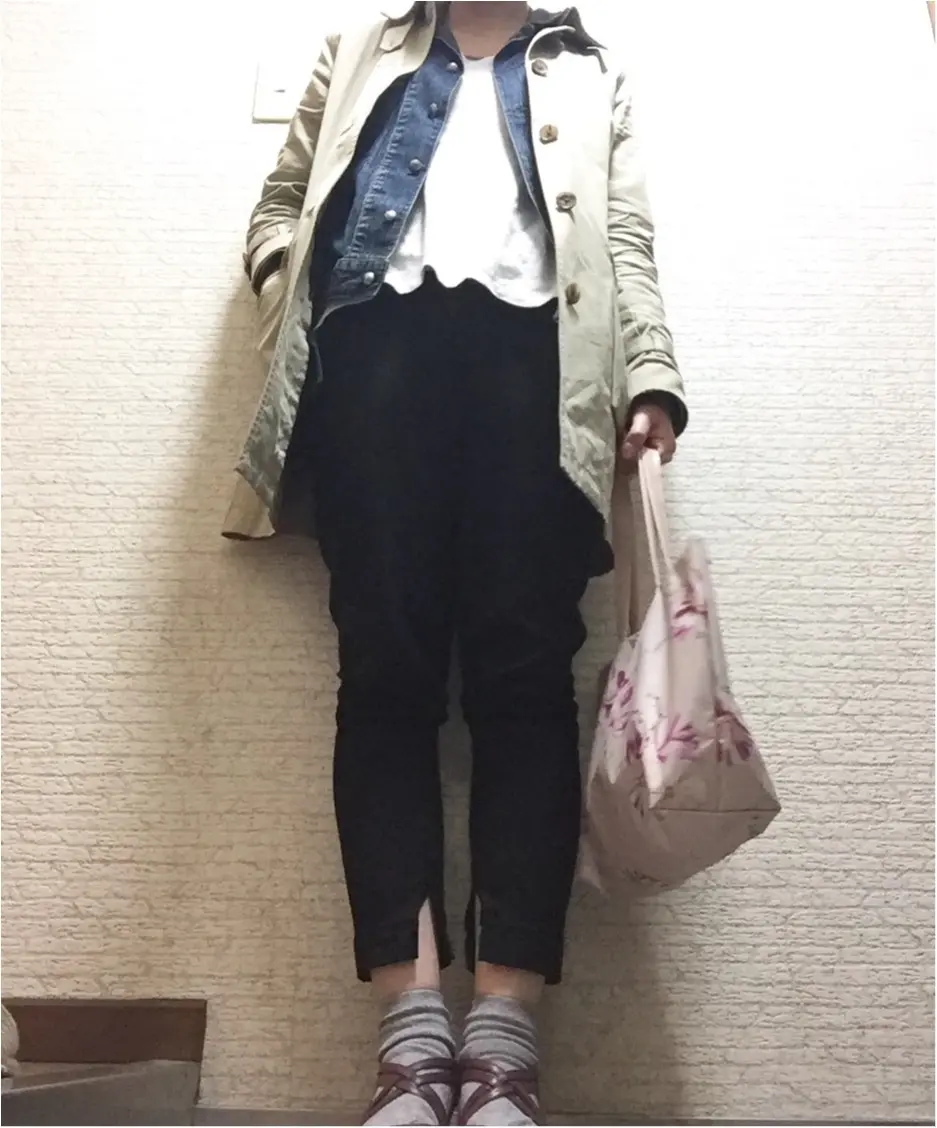 snidel ピンクフラワーBIGトートを持って、春のおでかけ♪_2