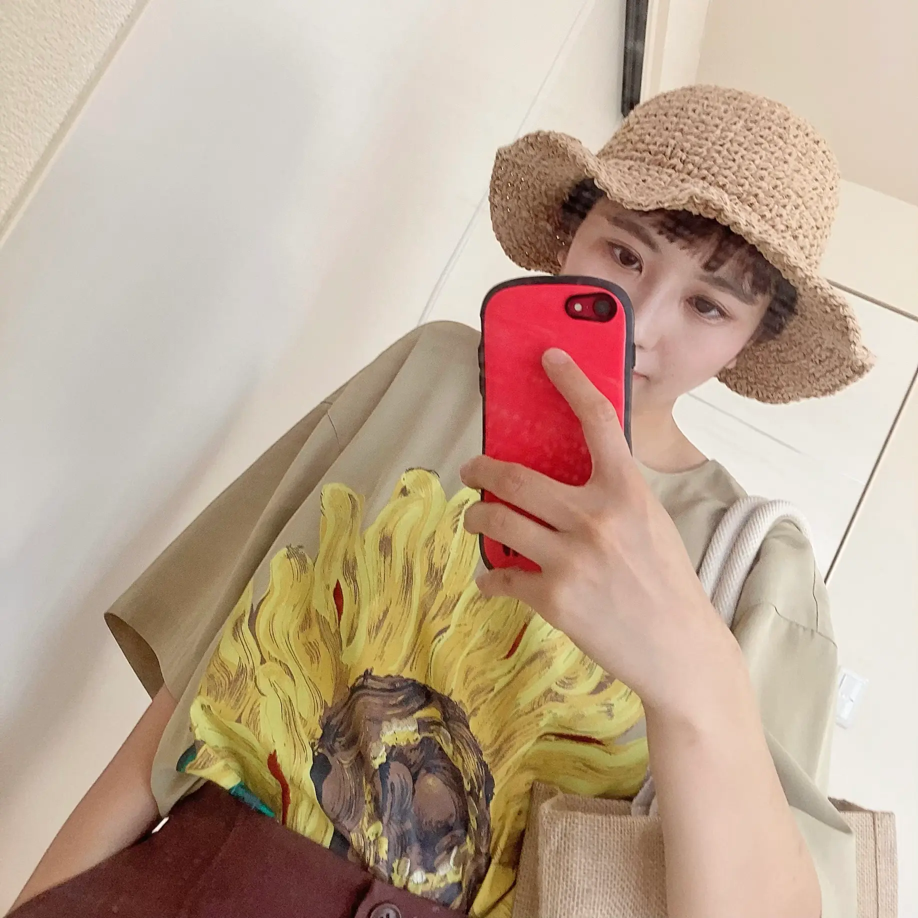 ひまわりシャツで夏を始めて_1