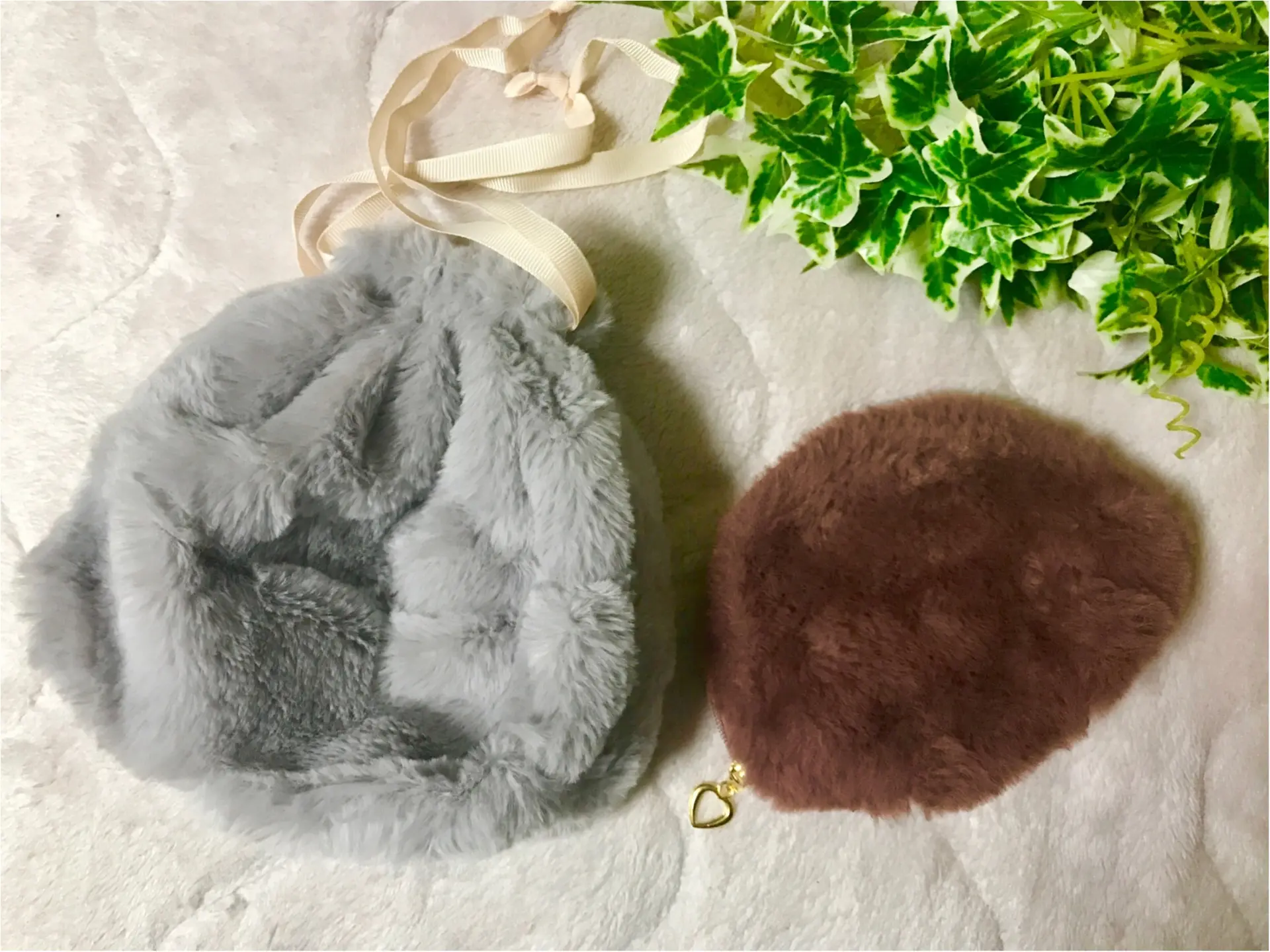 【ダイソー】100均ヒット商品★冬までにGETして!ふわもこ《ファー巾着》が大人可愛い♡_1
