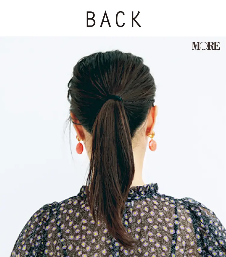 女っぽいけど甘すぎない小顔ヘアアレンジ! いつものポニーを華やかに見せる、旬の「極細三つ編み」ヘア♡ _7