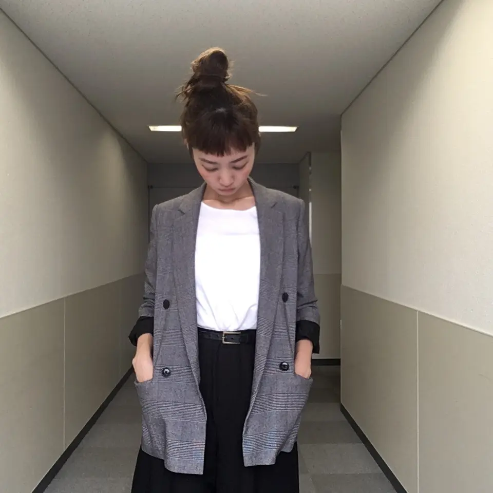 冬まで使えるGUジャケットを使った着回しコーデ_2
