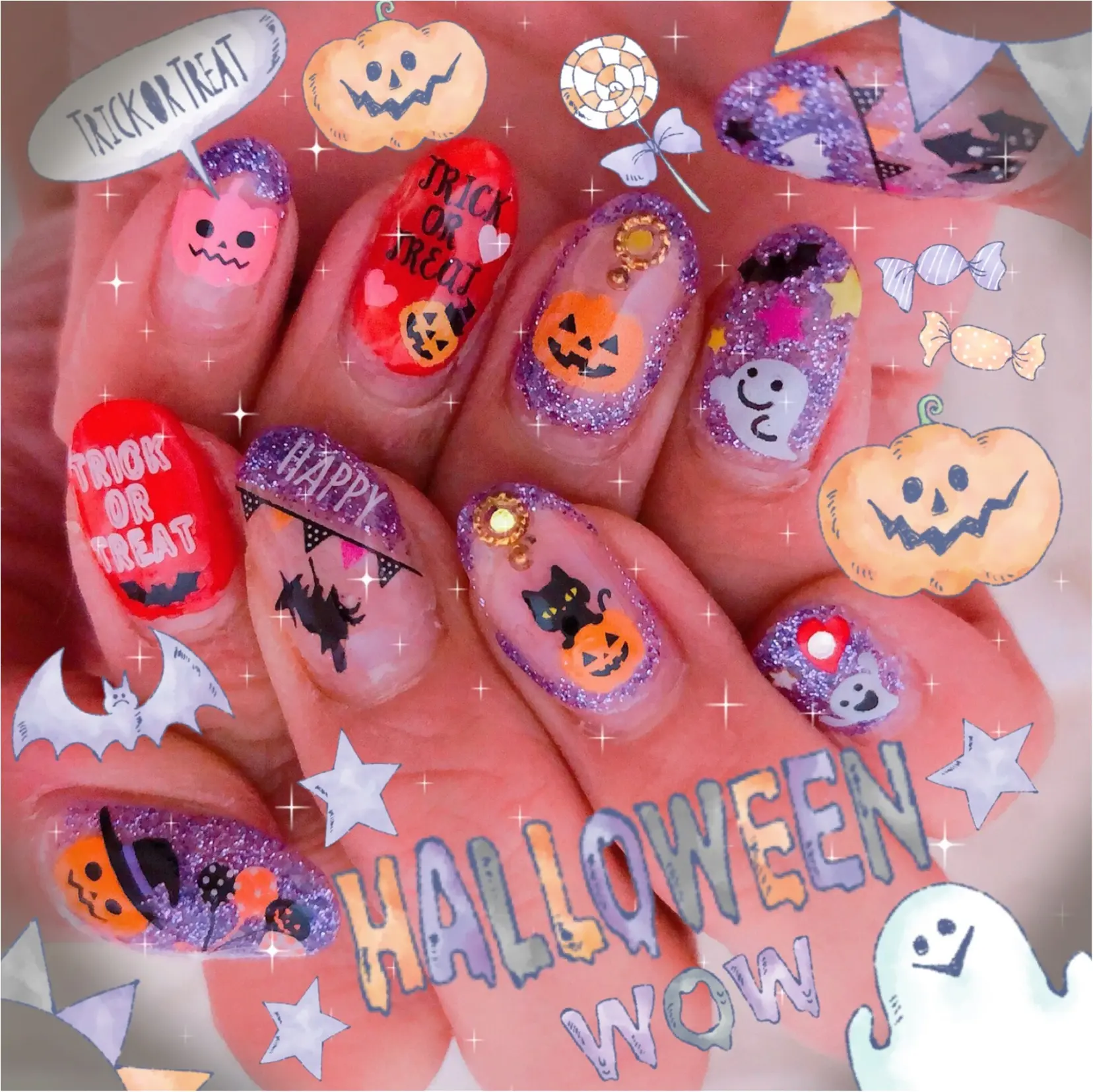 Halloween☆Nail 第二弾〜〜ネイルもHalloweenに!_1