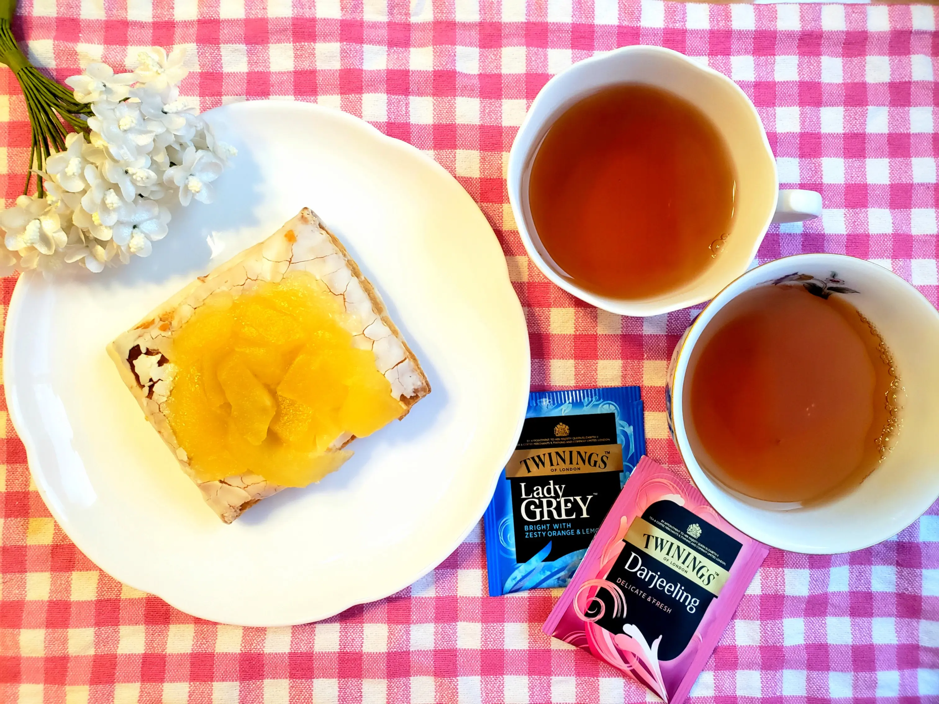 【ファミマ】の新作デザートとTWININGS紅茶2種で《フードペアリングvol.2》☆_1