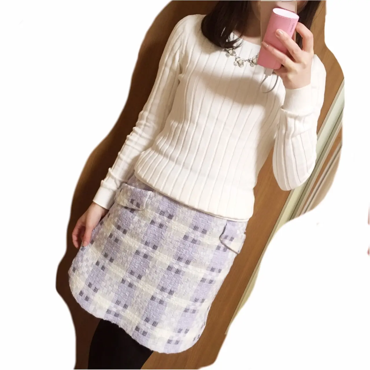 【UNIQLO】コットンカシミヤワイドリブセーター♡コーデ_1