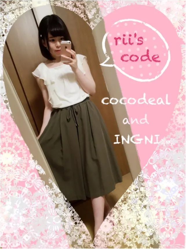 COCODEAL×INGNIで楽ちん休日コーデ♡_1