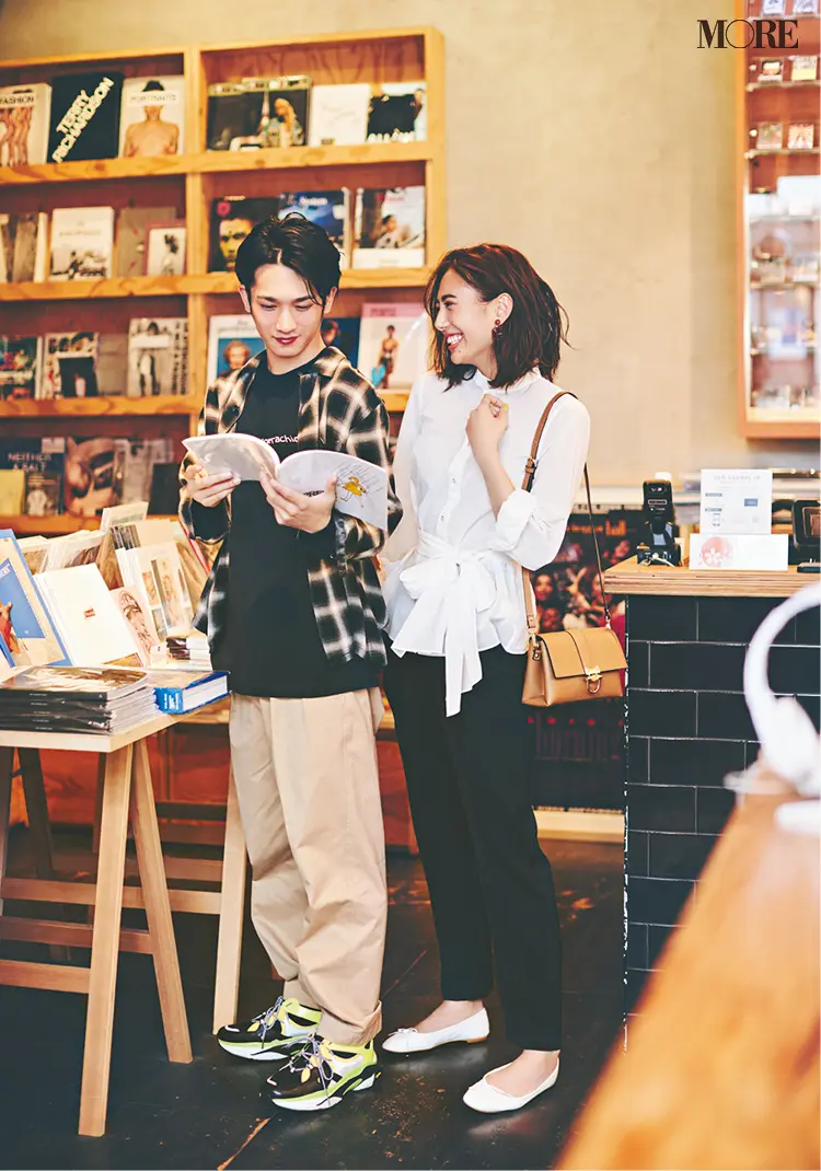 彼とのデート。うん、幸せっ♡ 土屋巴瑞季&鈴木友菜着回し連載『ノンストレスボトム』15日目_2