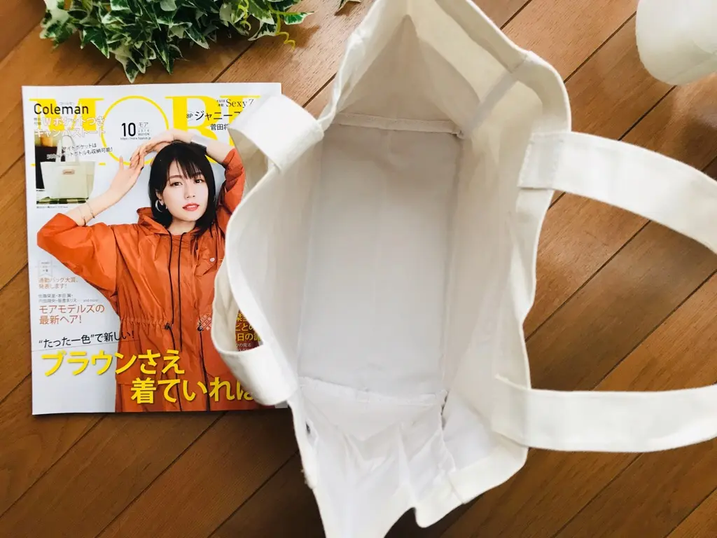 【MORE10月号】今月買うべき神付録!《Coleman》Wポケットつきキャンバストートが可愛すぎ♡_2