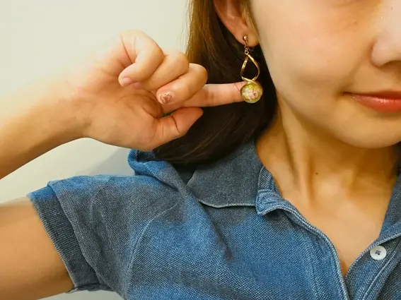 【夏アイテムは小物から取り入れよう!】handmade Earrings by RiCha_4
