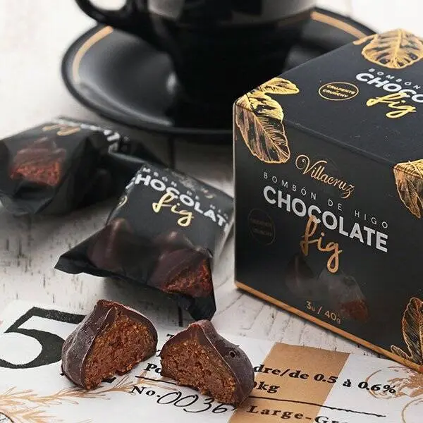 カルディおすすめチョコ「ヴィッラクルス フィグチョコレート（クランチプラリネクリーム）」