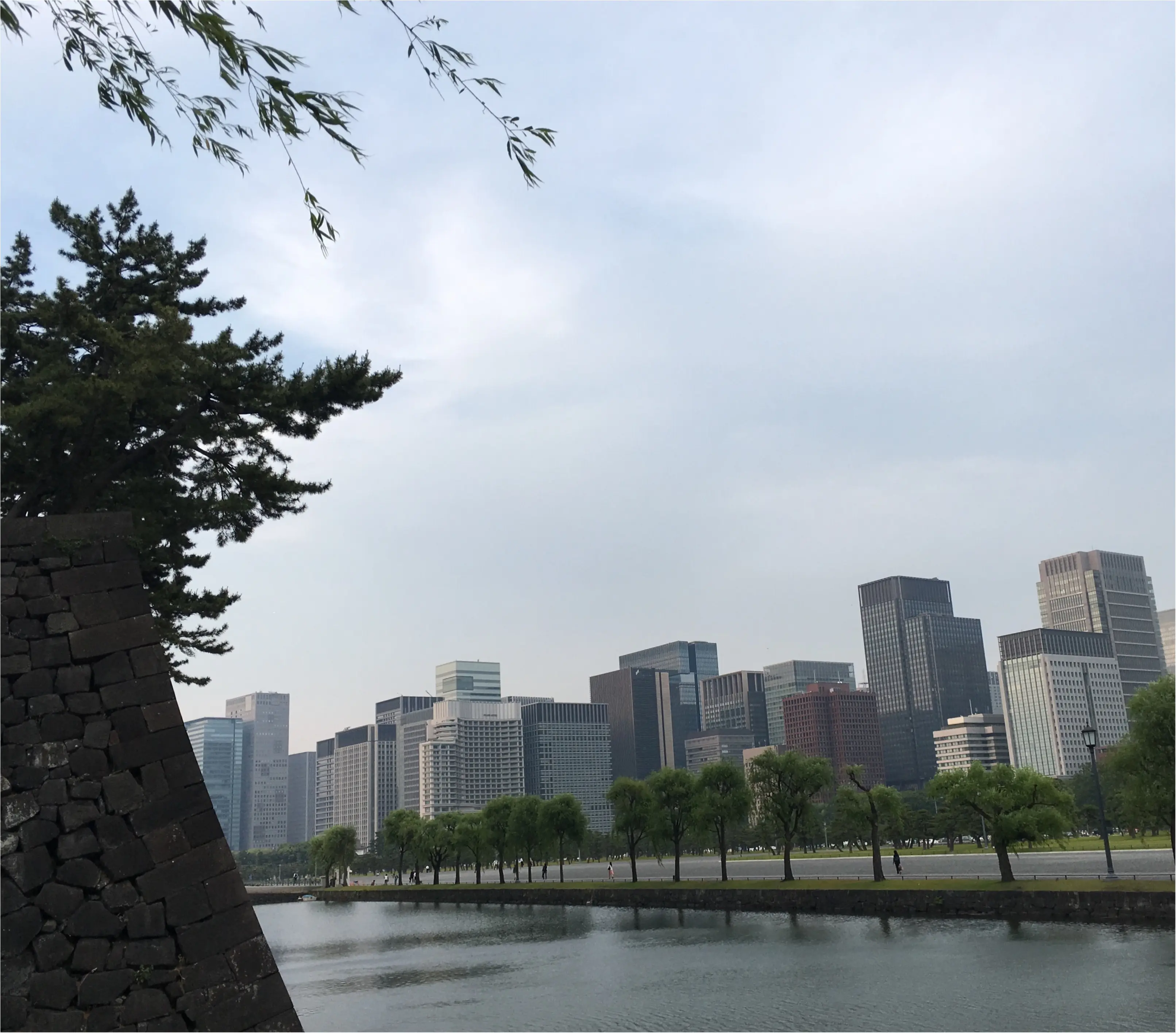 1周5キロの皇居でラン。_1