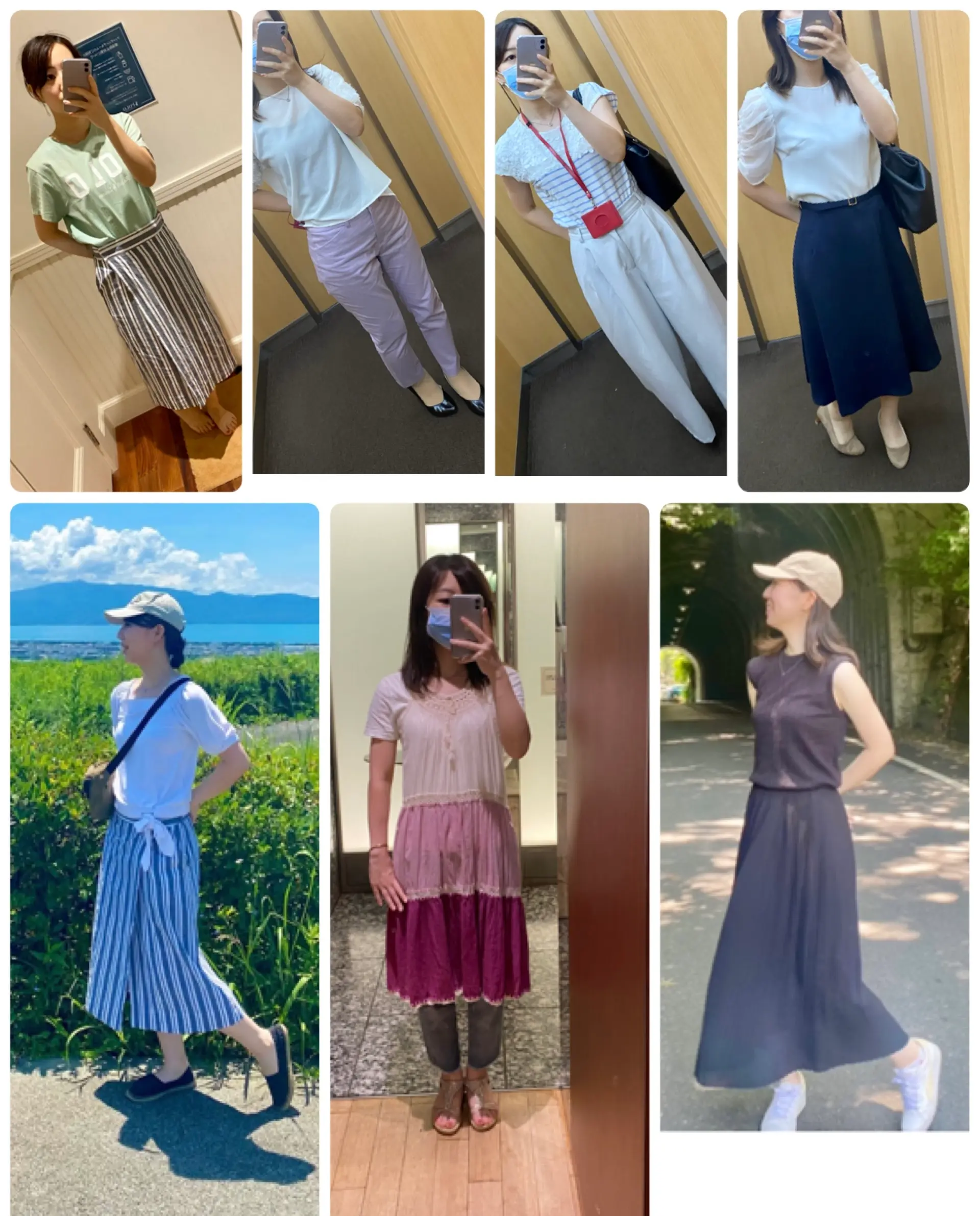 【ファッション】ここ最近の1週間コーデ纏めてみました_1