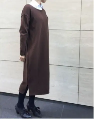 身長158センチのスタッフｏが実践 ニットワンピをスタイルよく見せる方法 ファッション コーディネート 代 Daily More