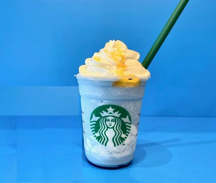 【スタバ新作】「47JIMOTO」神奈川県限定フラペチーノ「神奈川 サマー ブルー クリーム フラペチーノ」