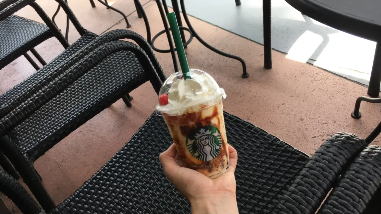 【スタバ】新作♡プリンアラモードフラペチーノはそのまんまプリン!_1