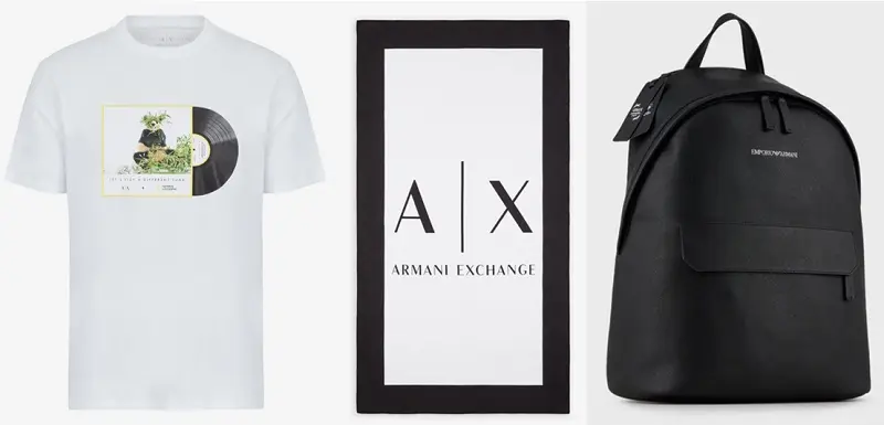 アルマーニ父の日ギフト。SDGsを意識したTシャツ、タオル、バッグ