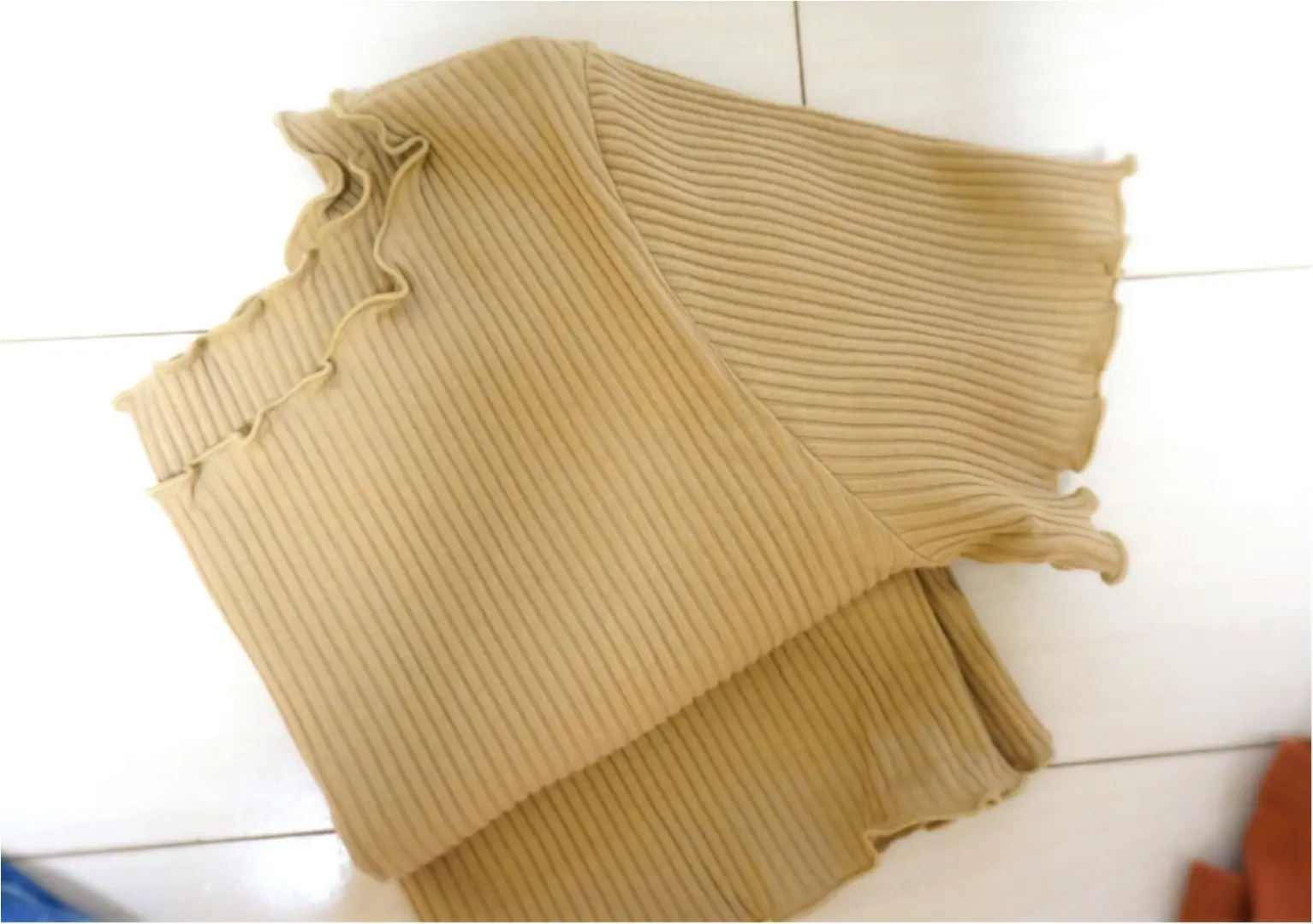 【Q♡code】UNIQLO《リブクルーネックT》×GU《デニムフロントボタンスカート》でプチプラコーデ❤️_5