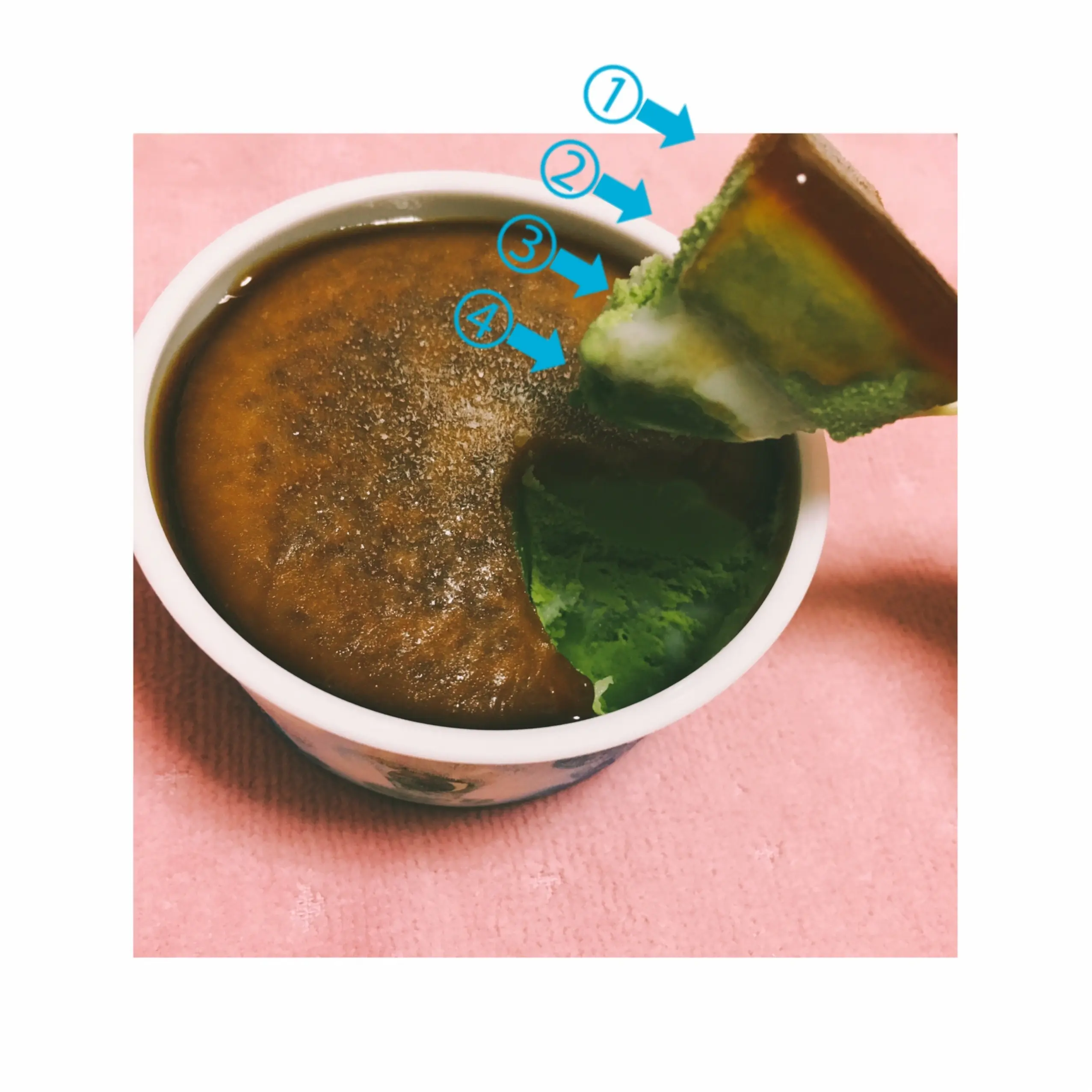 《今日7/4発売!》【セブンイレブン限定】新作ハーゲンダッツ❤️ジャポネ〜ダブル抹茶〜練乳黒みつ〜>を食べてみた♩。*_3