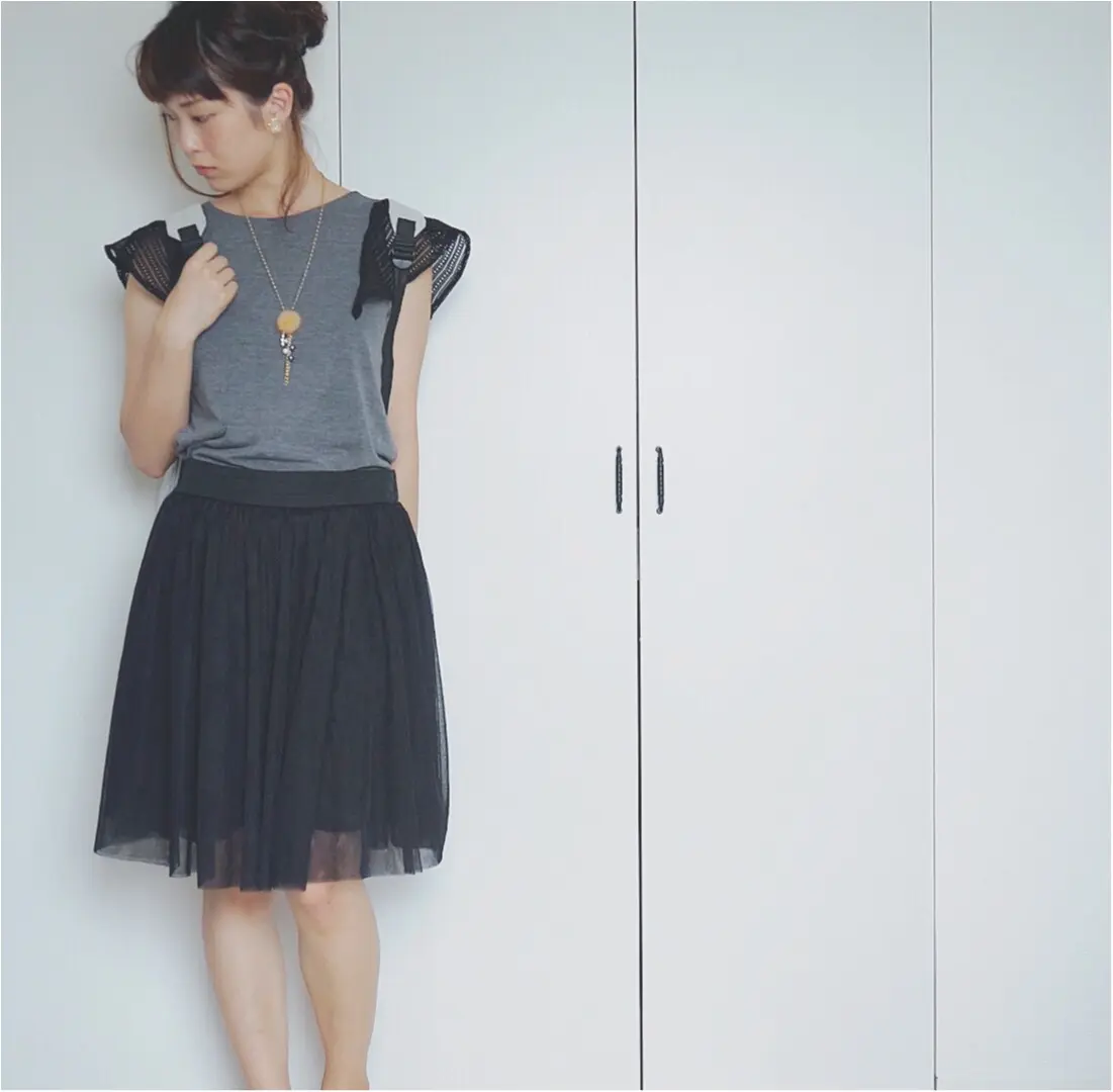買い足さなくてもできる!手持ちの夏服で【涼しげ秋コーデ】❤️ コツは〇〇を選ぶこと!_2