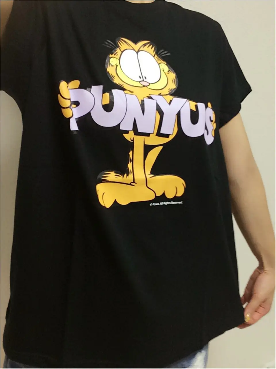 PUNYUS LOVES GARFIELD♡ PUNYUS×ガーフィールド コラボTシャツ_1
