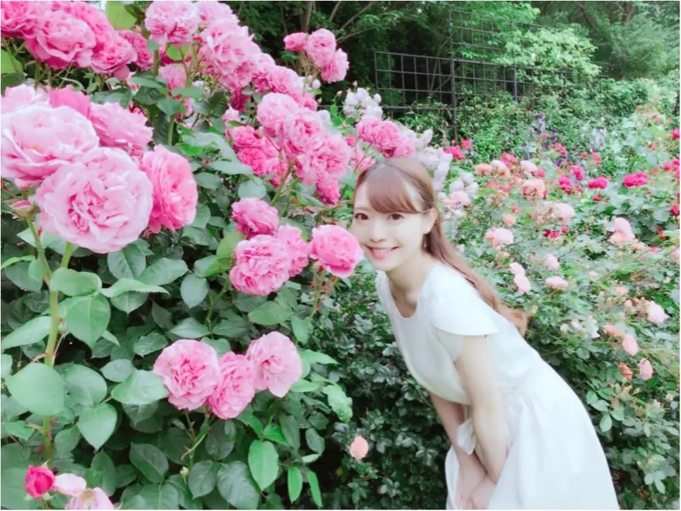 女の子の憧れ♡バラ園で素敵なひと時を、、(*^ω^*)_15
