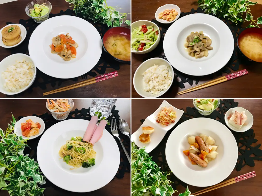 【今月のお家ごはん】アラサー女子の食卓!作り置きおかずでラクチン晩ご飯♡-Vol.1-_1