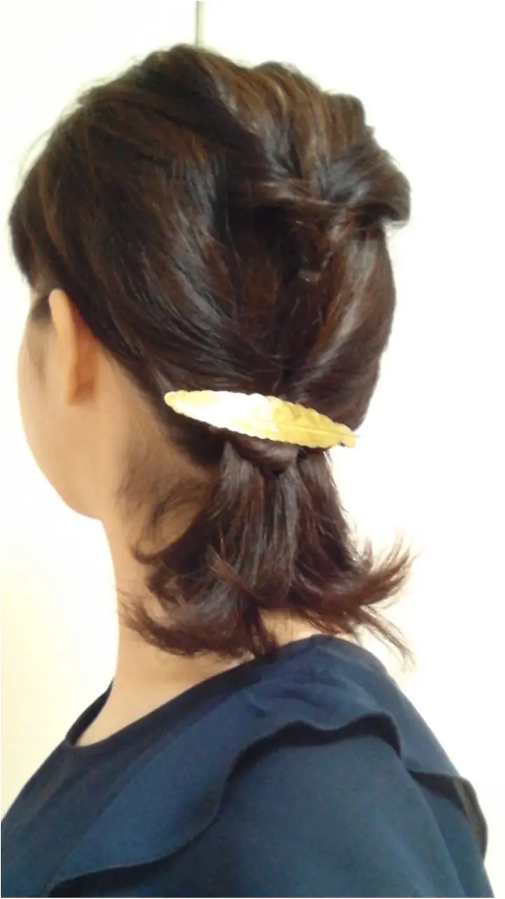 【つける・巻く・留める】テクなし!ワンアイテムで超時短ヘアアレンジ☆(443 まゆ_4