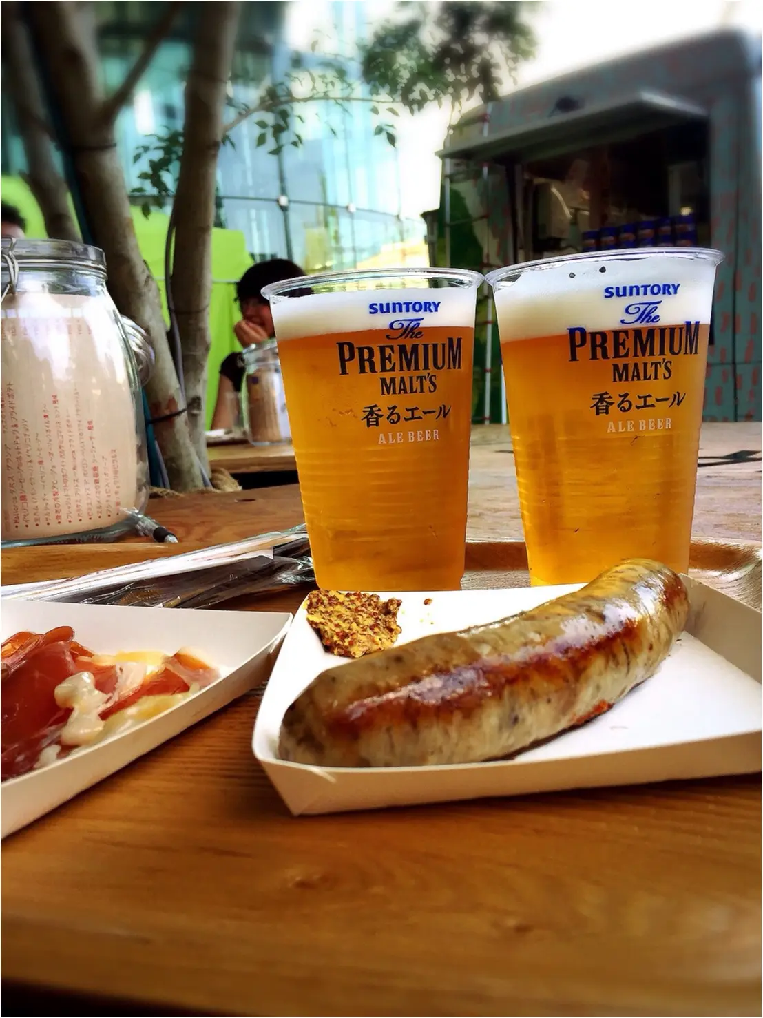 海外のような雰囲気♡芝生でくつろぎながらビールのもー\(^o^)/【二子玉川8月まで!】_8