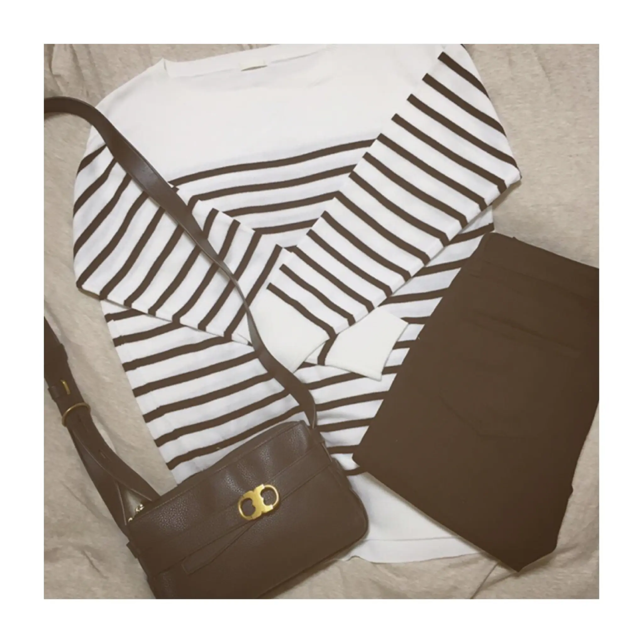 《いま買って冬まで使える❤️》肌触り◎の【GU(ジーユー)】カシミヤタッチボーダーチュニック¥1,490+税がおすすめ☻_2