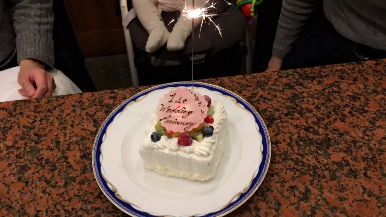 1st wedding anniversary♡_1
